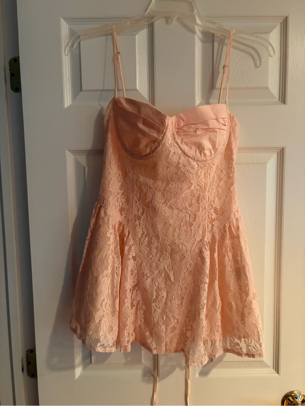 Peppermayo Promenade Pink Lace Mini Dress - NWT